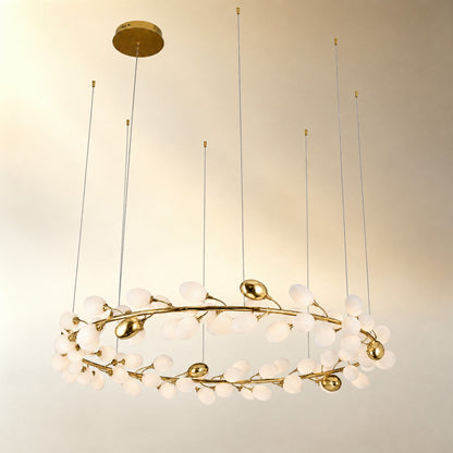 Stilla Brass Chandelier