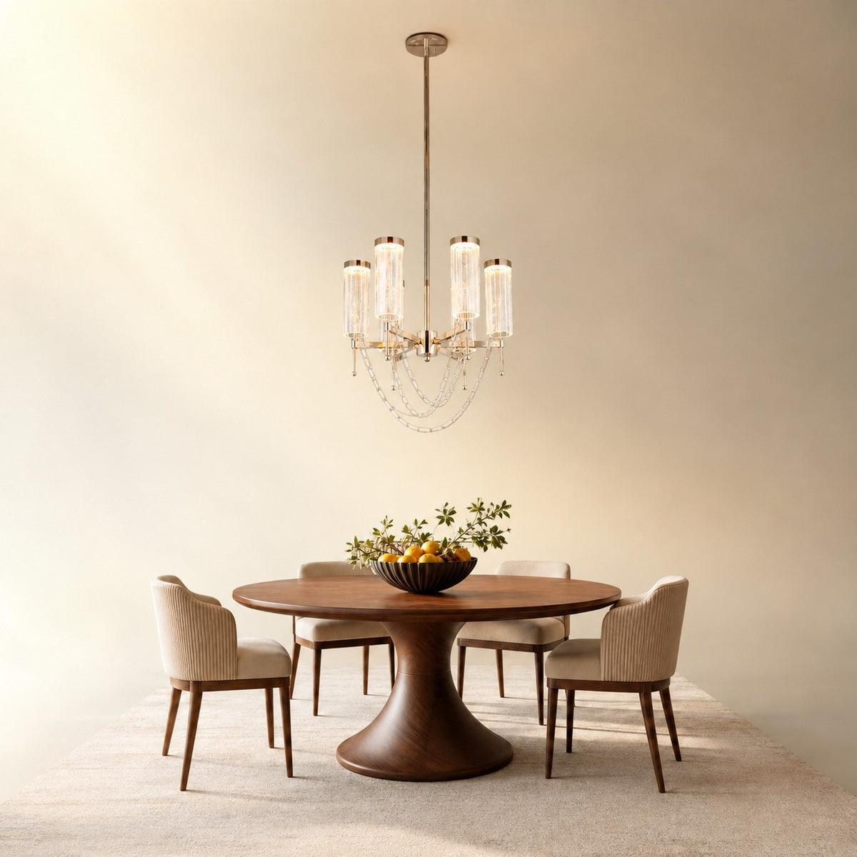 Taevan Modern Sculptural Ring Chandelier