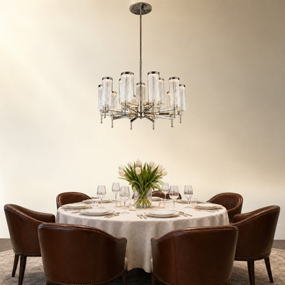 Taevan Modern Sculptural Ring Chandelier