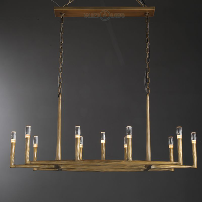 Thadrian Recatangular Chandelier 54”