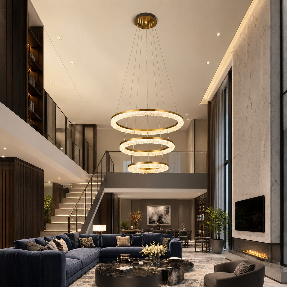 Thavan Modern Sculptural Pendant Light