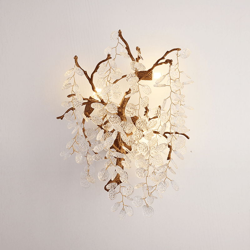 Thirza Branch Crystal Wall Sconce