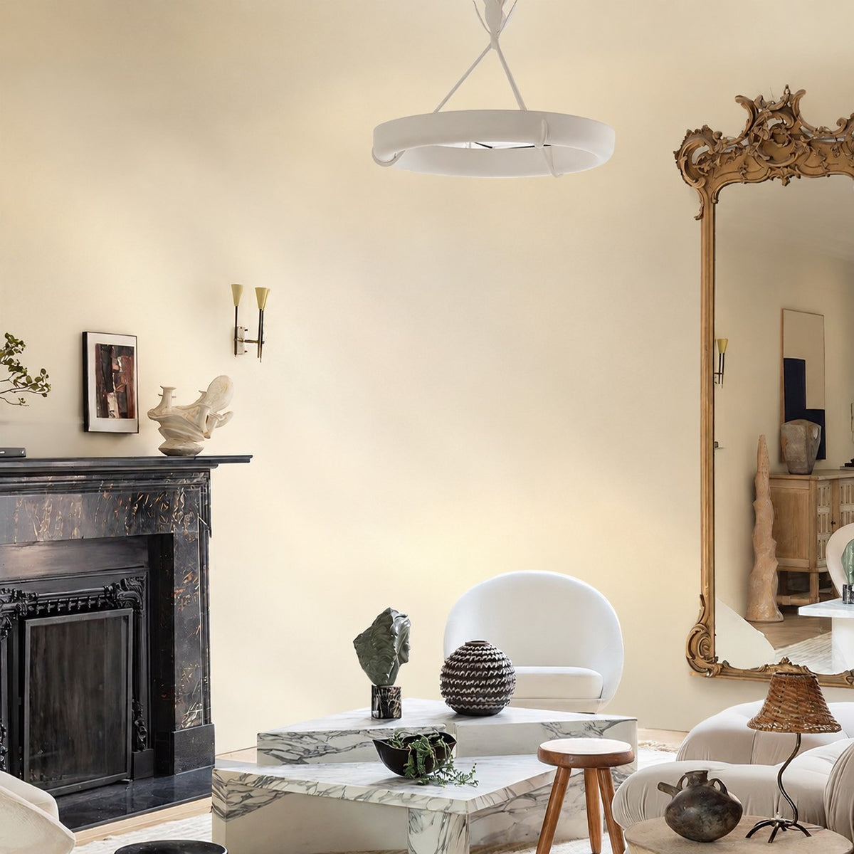 Tinsley Plaster Chandelier