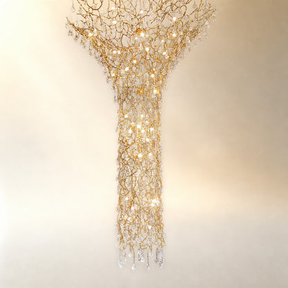 Tree Branch Staircase Chandelier