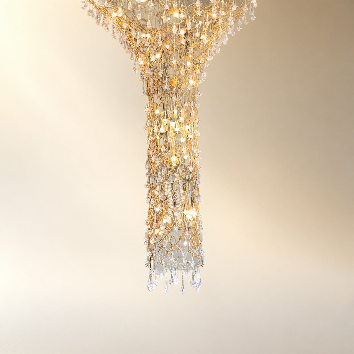 Tree Branch Staircase Chandelier