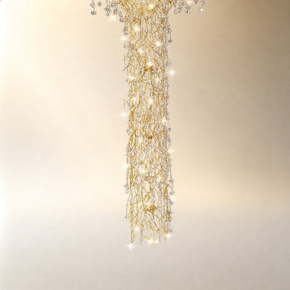 Tree Branch Staircase Chandelier