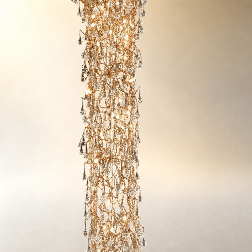 Tree Branch Staircase Chandelier