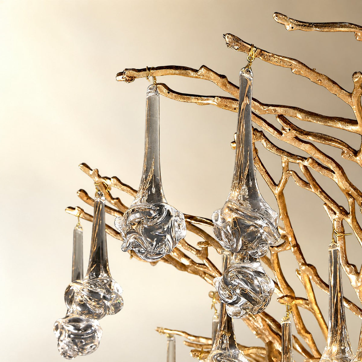 Tree Branch Staircase Chandelier
