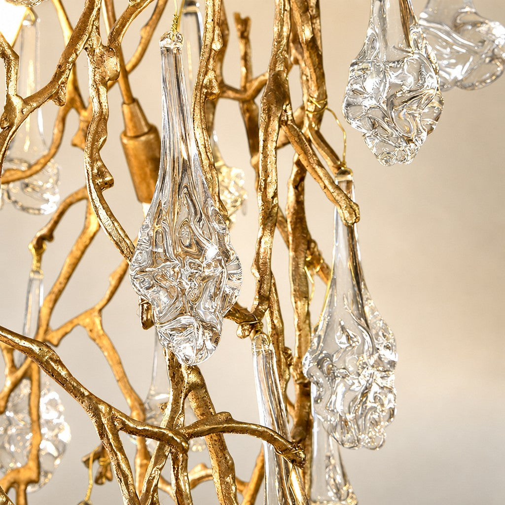 Tree Branch Staircase Chandelier