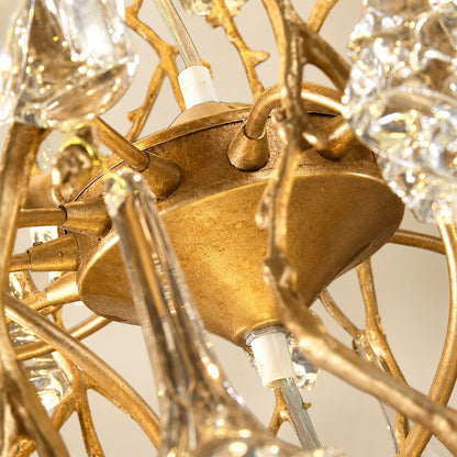 Tree Branch Staircase Chandelier