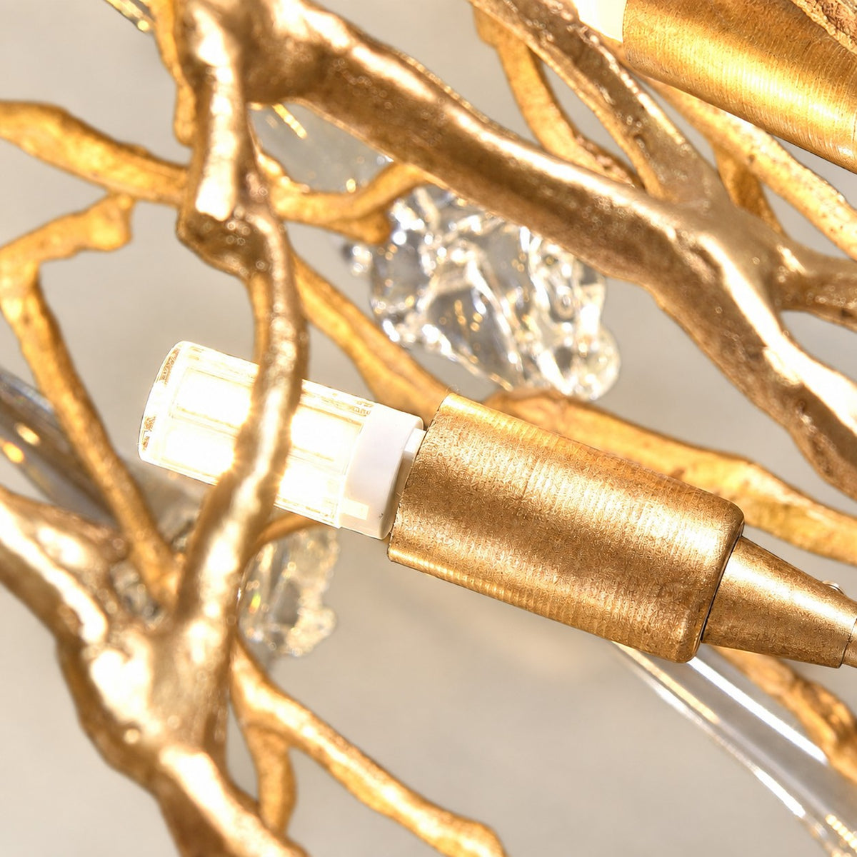 Tree Branch Staircase Chandelier