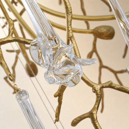 Tree Branch Staircase Chandelier