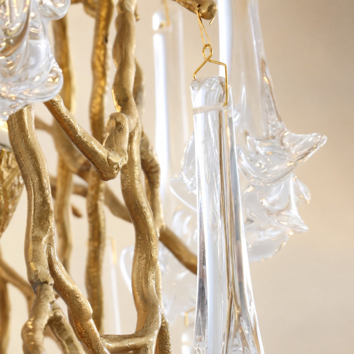 Tree Branch Staircase Chandelier