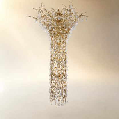 Tree Branch Staircase Chandelier
