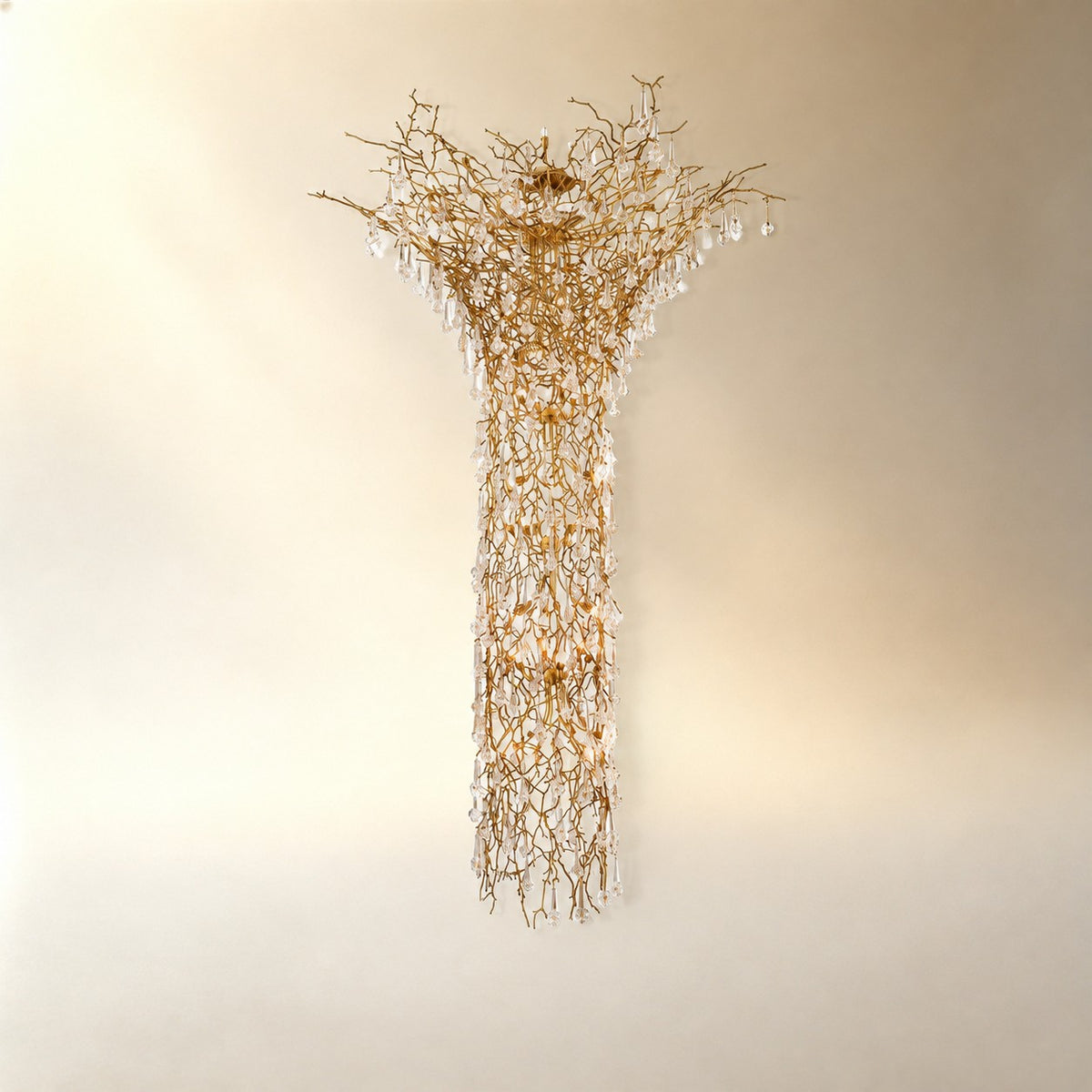 Tree Branch Staircase Chandelier