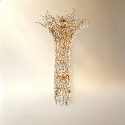 Tree Branch Staircase Chandelier