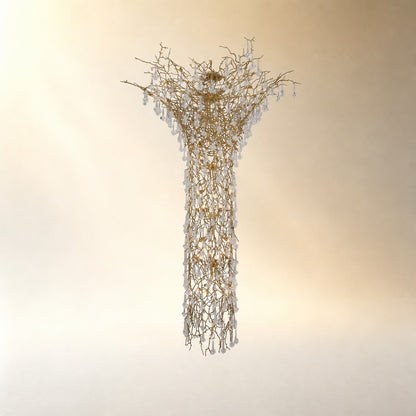 Tree Branch Staircase Chandelier