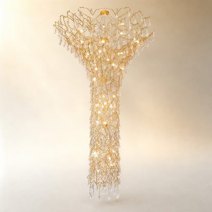 Tree Branch Staircase Chandelier