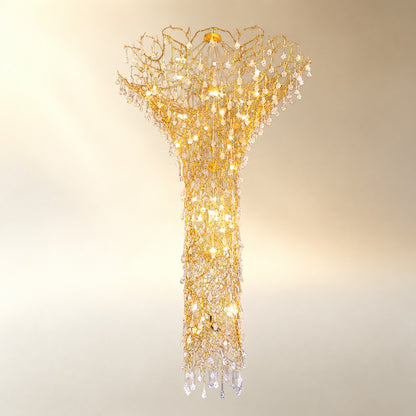 Tree Branch Staircase Chandelier
