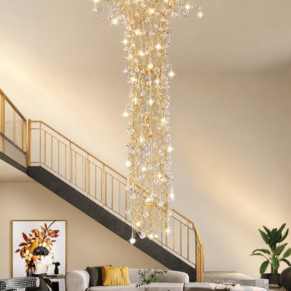 Tree Branch Staircase Chandelier