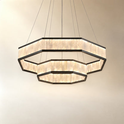 Ulian Modern Moroccan Stone Chandelier