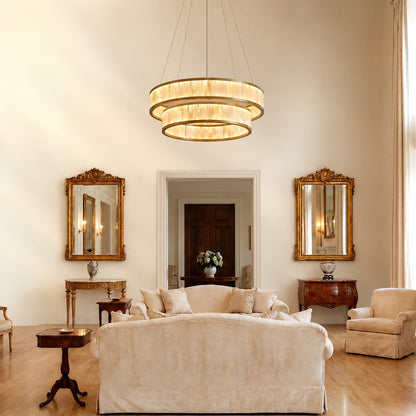 Ulian Modern Moroccan Stone Chandelier 31"