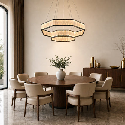 Ulian Modern Moroccan Stone Chandelier
