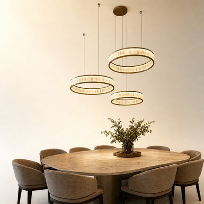 Ulian Modern Natural Moroccan Stone Chandelier
