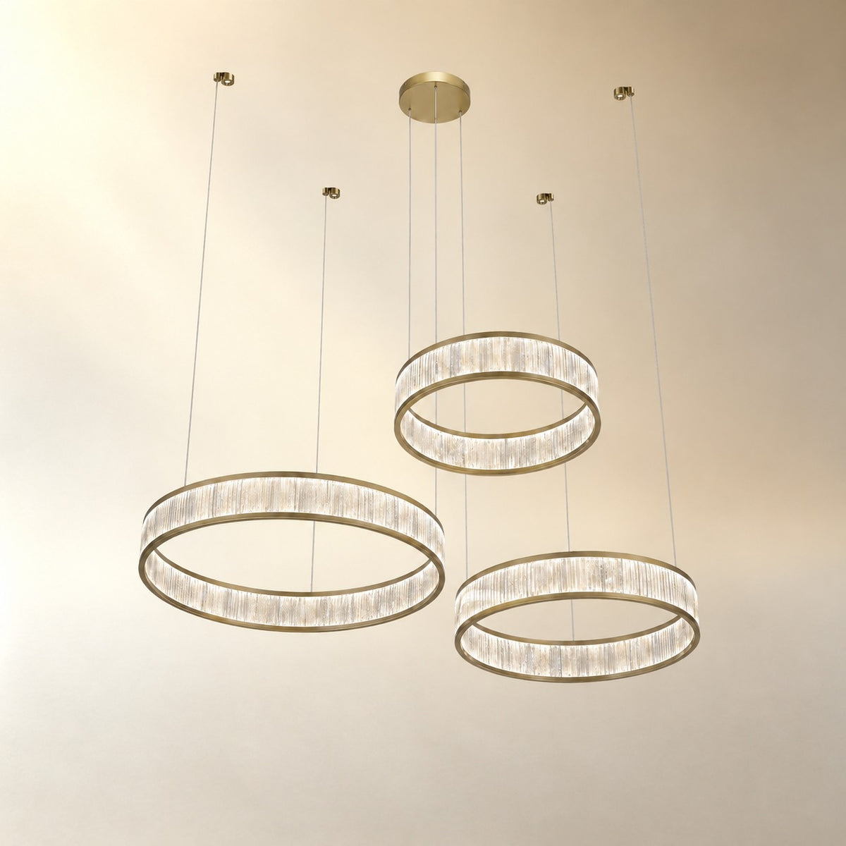Ulian Modern Natural Moroccan Stone Chandelier