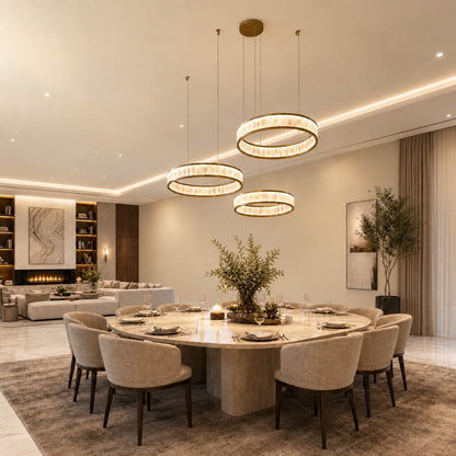 Ulian Modern Natural Moroccan Stone Chandelier