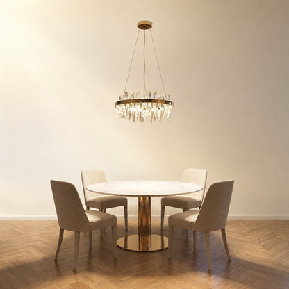 Ulior Round Crystal Pendant Light