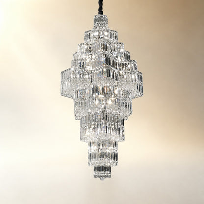Universo Crystal Halo Chandelier