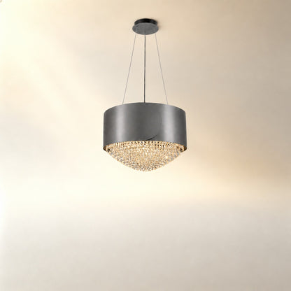 Valrin Crystal Pendant Light 28"