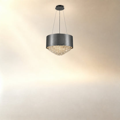Valrin Crystal Pendant Light 28"