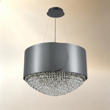 Valrin Crystal Pendant Light 28"