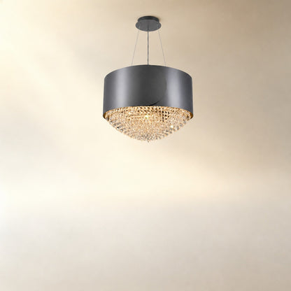 Valrin Crystal Pendant Light 28"