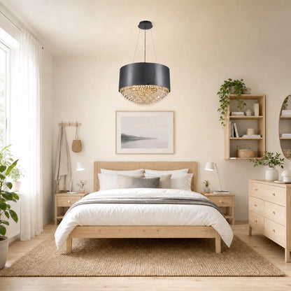 Valrin Crystal Pendant Light 28"