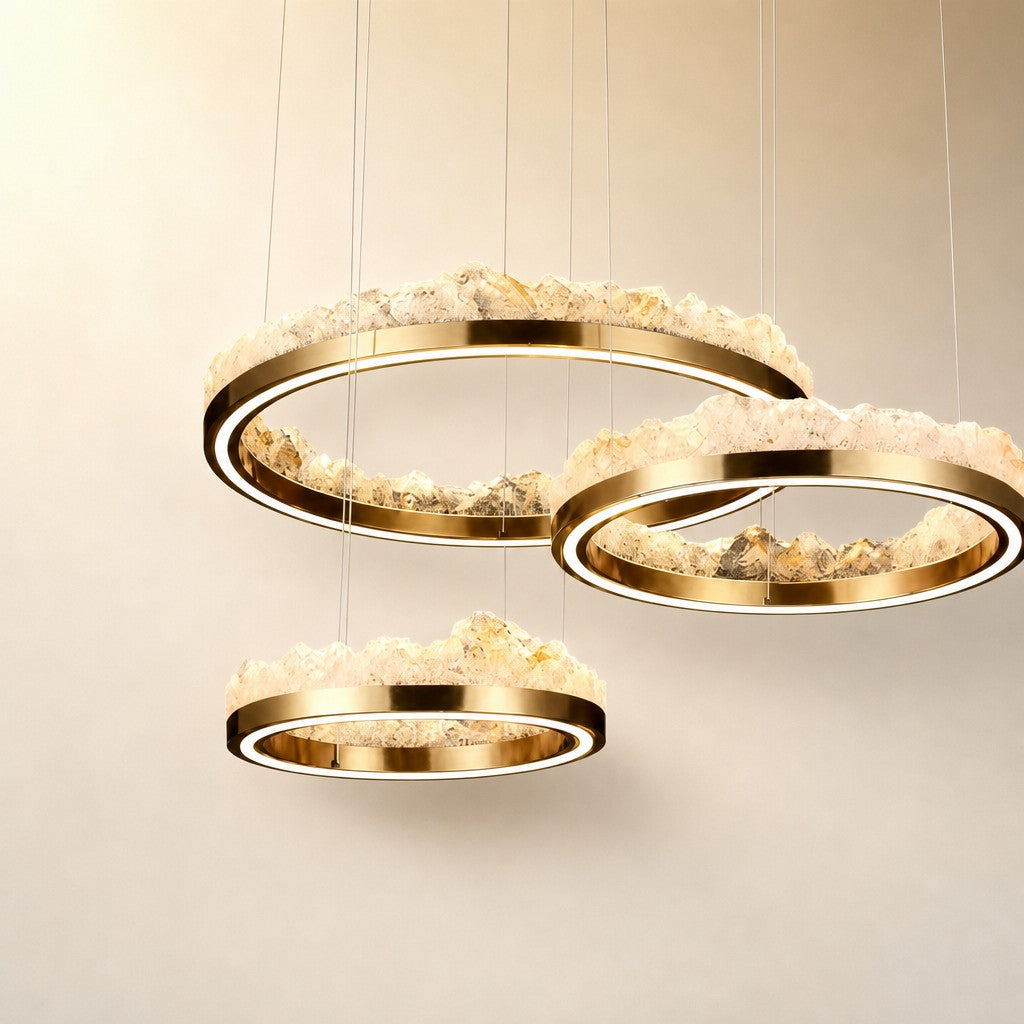 Vast Realm Modern Multi-Tier Cluster Chandelier