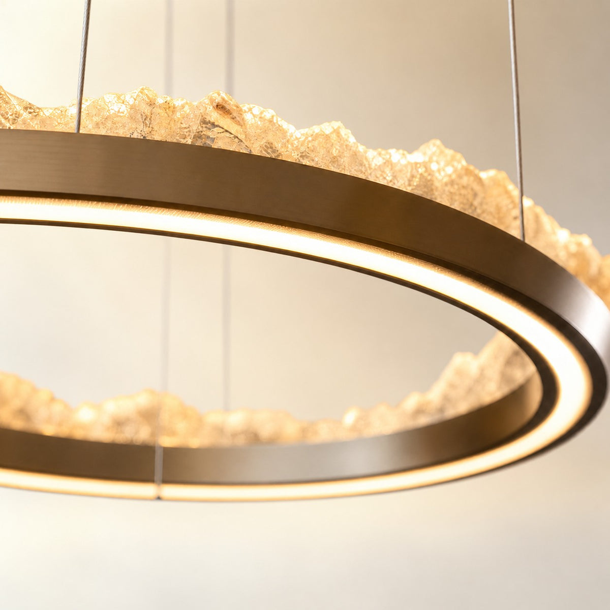 Vast Realm Modern Multi-Tier Cluster Chandelier