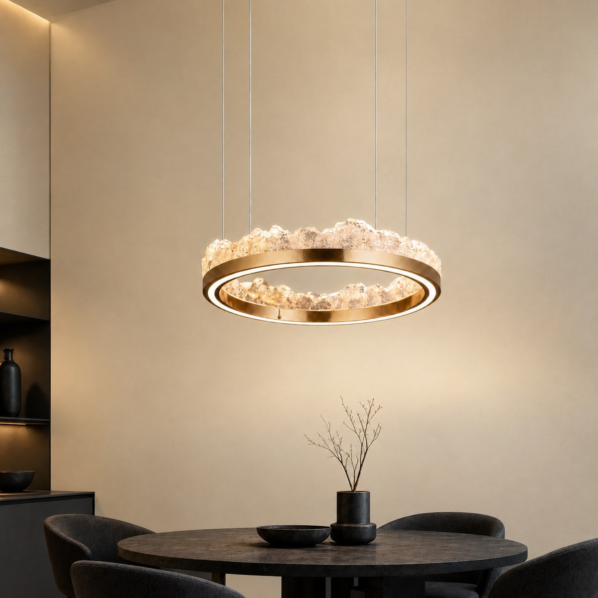 Vast Realm Modern Sculptural Pendant Light