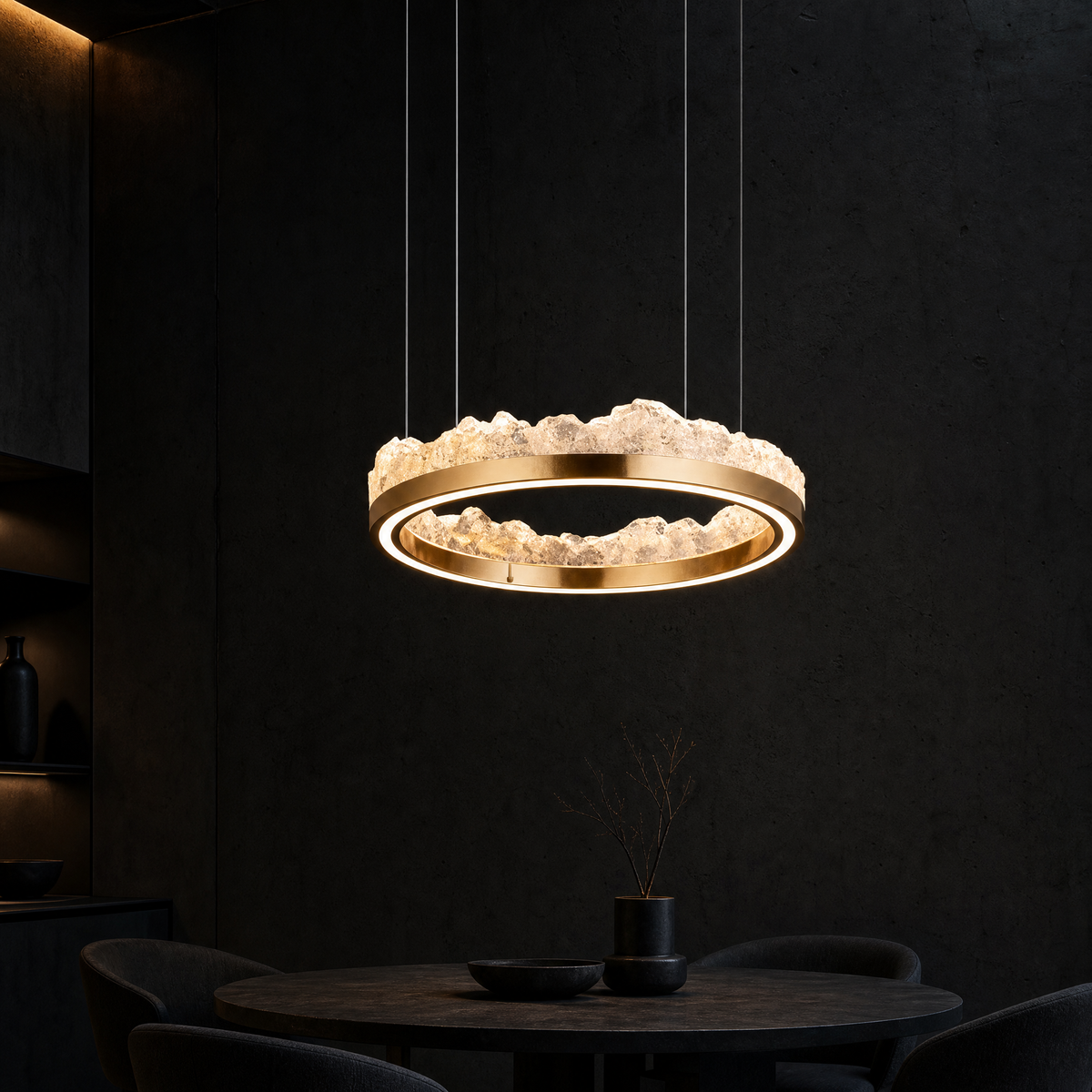 Vast Realm Modern Sculptural Pendant Light