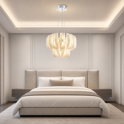Ilyia Modern Chrome Chandelier 24"