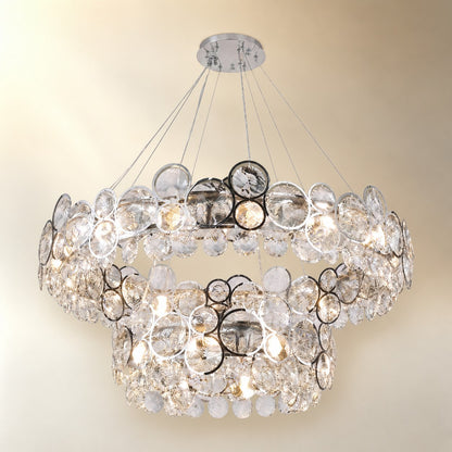 Velo Crystal Crown Chandelier