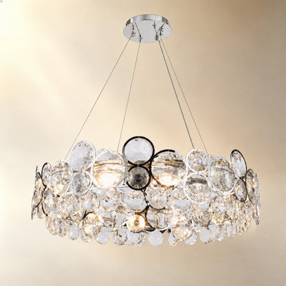 Velo Crystal Globe Chandelier