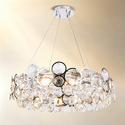 Velo Crystal Globe Chandelier