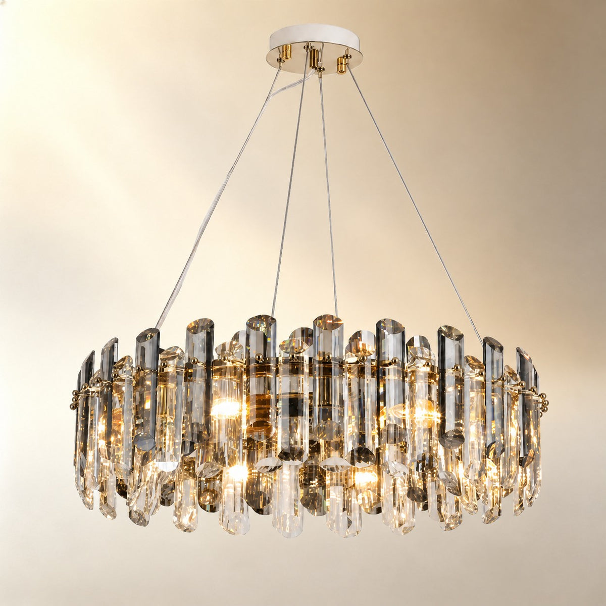 Velo Crystal Halo Chandelier