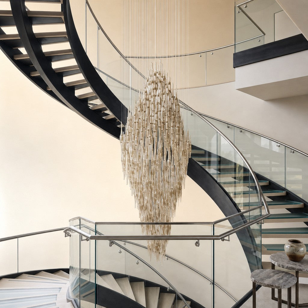 Vitara Glass Drop Chandelier