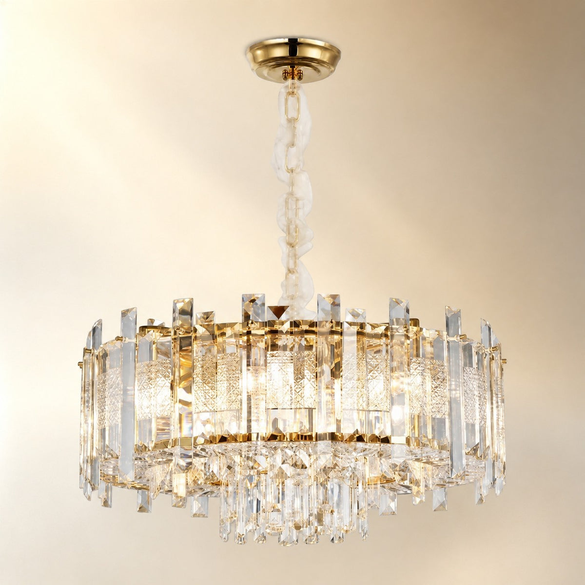 Voluta Crystal Chandelier