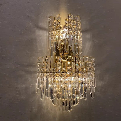 Luxury Hotel Hallway Ceiling Lighting Fixture Large Round Crystal Chandelier