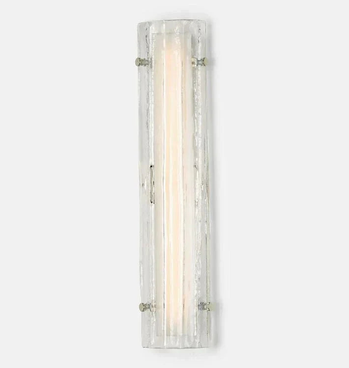 Willamette Glass Wall Sconce 28" - Arialamps